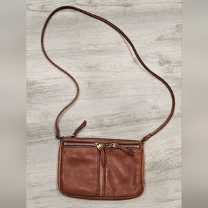 Fossil Leather Crossbody Bag